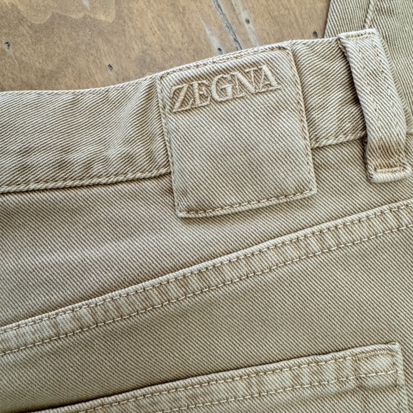 Zegna Khaki capri jeans - Picture 5 of 7